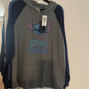 New Disney Lilo and stitch pull over sweater